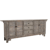 Classic Home Crafton 3Dwr 4Dr Sideboard Antique Gray Model 52004032
